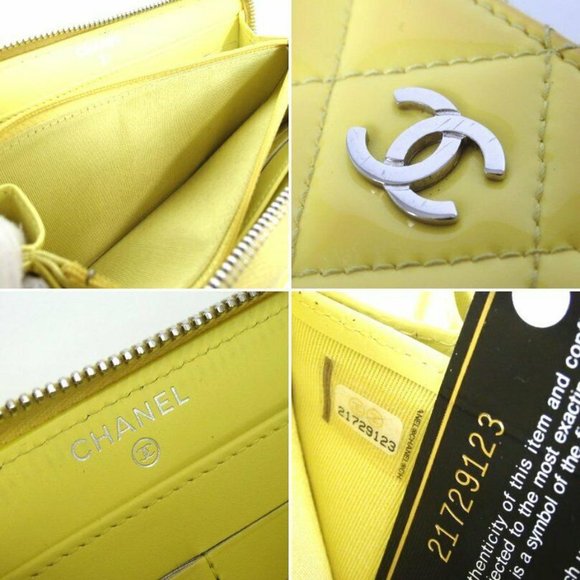 Auth Chanel Matelasse Cc Mark Round #4421C13 - Picture 4 of 12